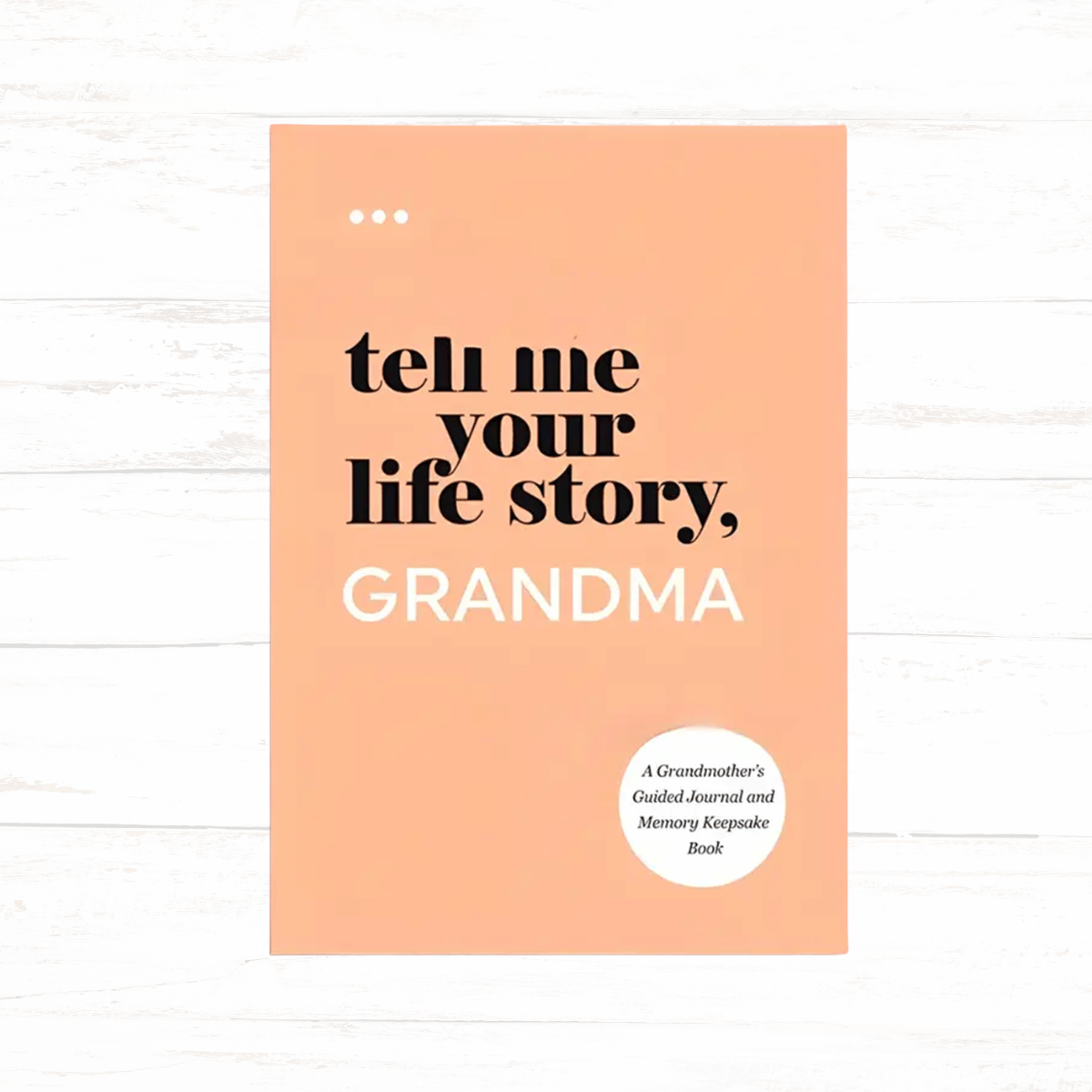 Family History Journal – Guided Life Story Collection Book for Grandma