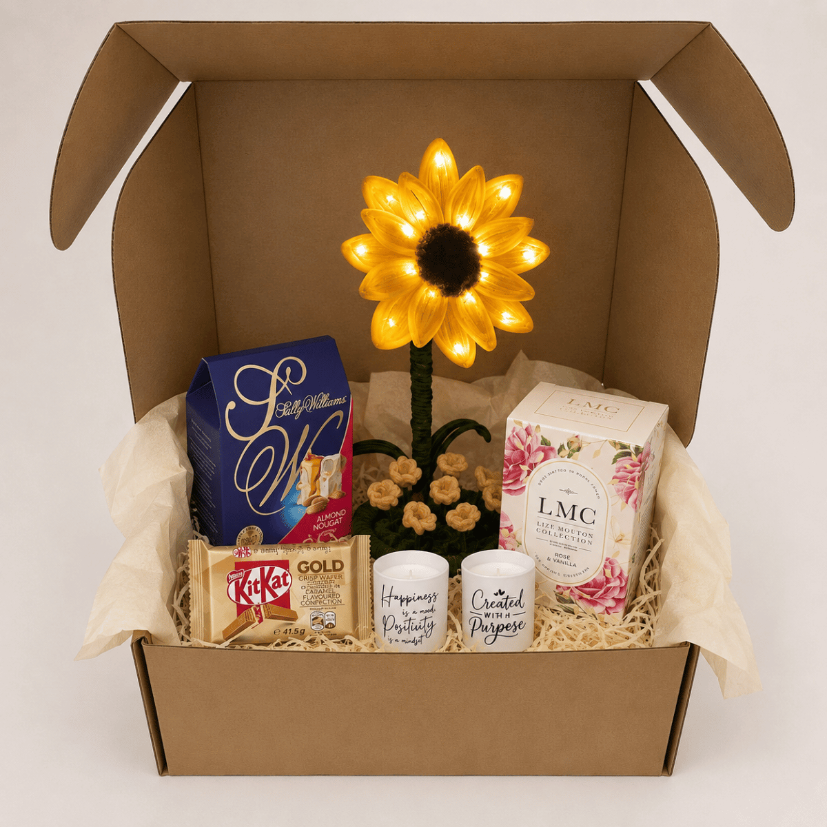 The Sunflower Glow Box — Luxury Gift Box for Her
