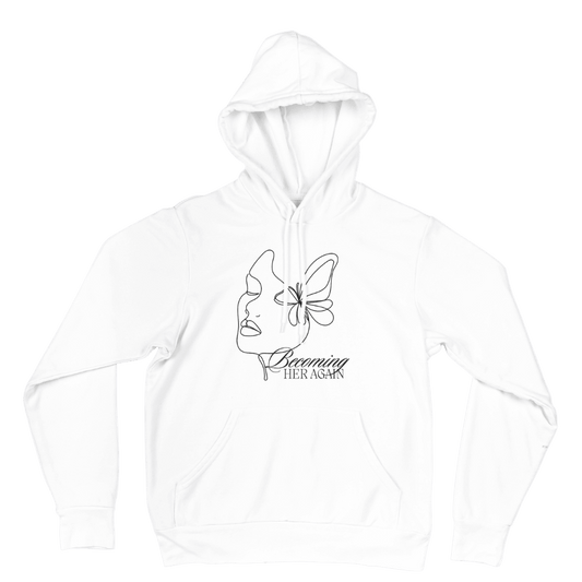 Becoming Her Again Custom Printed Hoodie | Made to Order