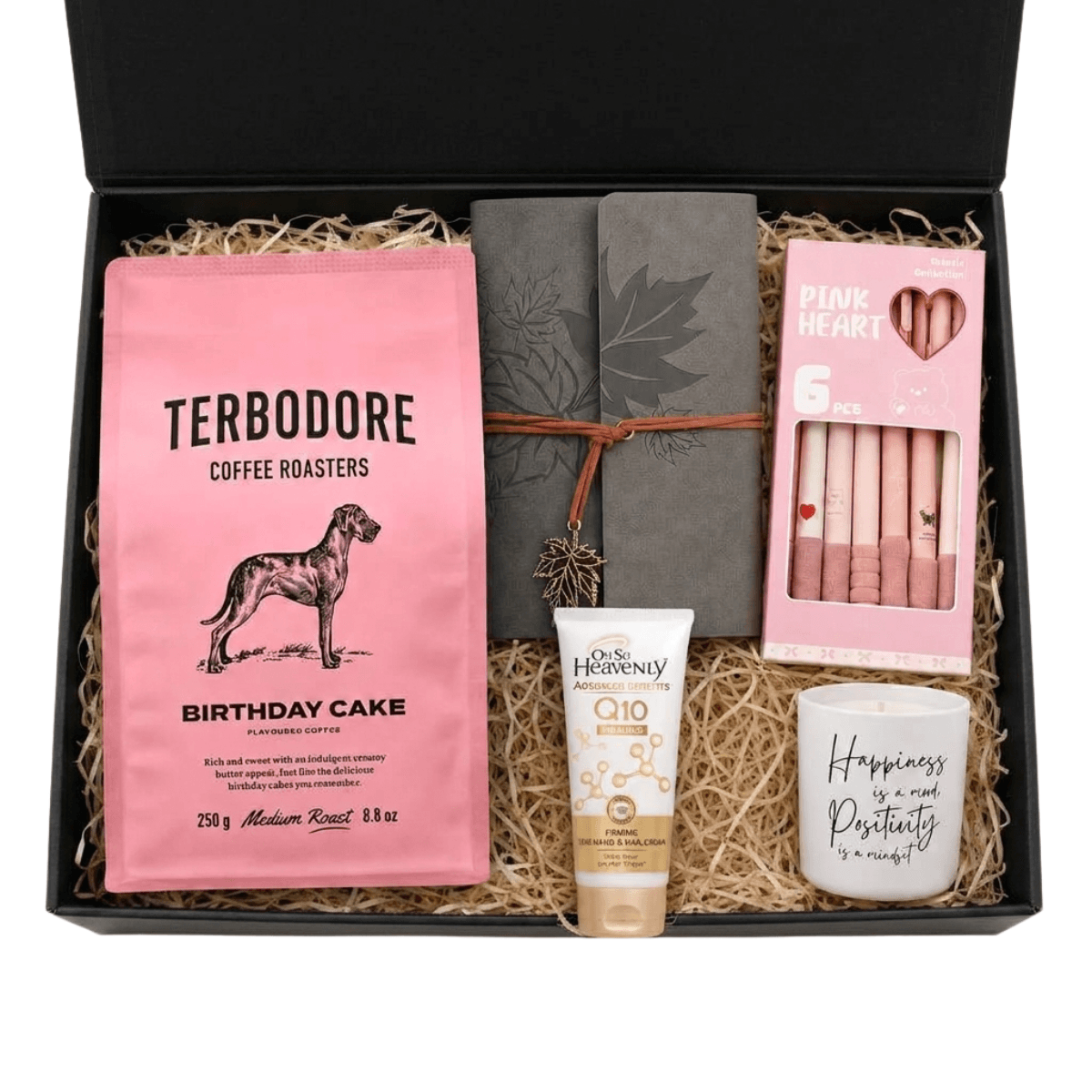 The Birthday Bliss Box – Coffee, Journal & Self-Care | Gift Hamper for Her