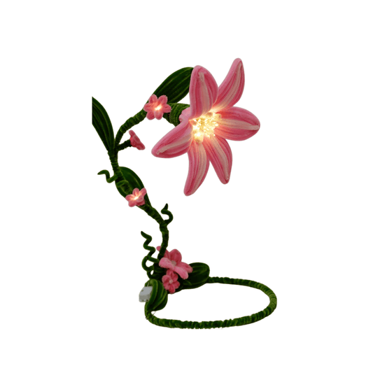 The Lily Fairy Lamp — Handmade Flower Night Light