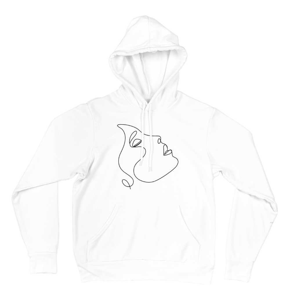 Peace Hoodie | Minimal Line Art Hoodie | Made to Order