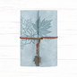 Retro Maple Leaf Traveler’s Journal Blue