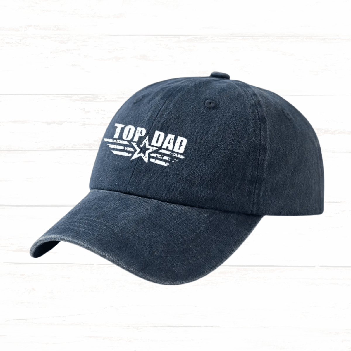 Top Dad Denim Baseball Cap