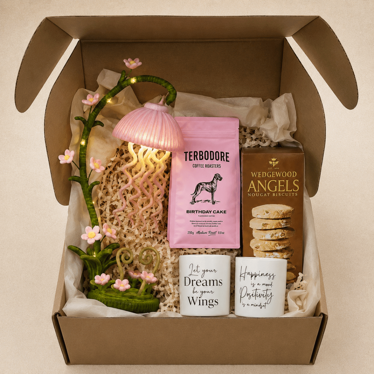 Coffee gift box for her with Terbodore 